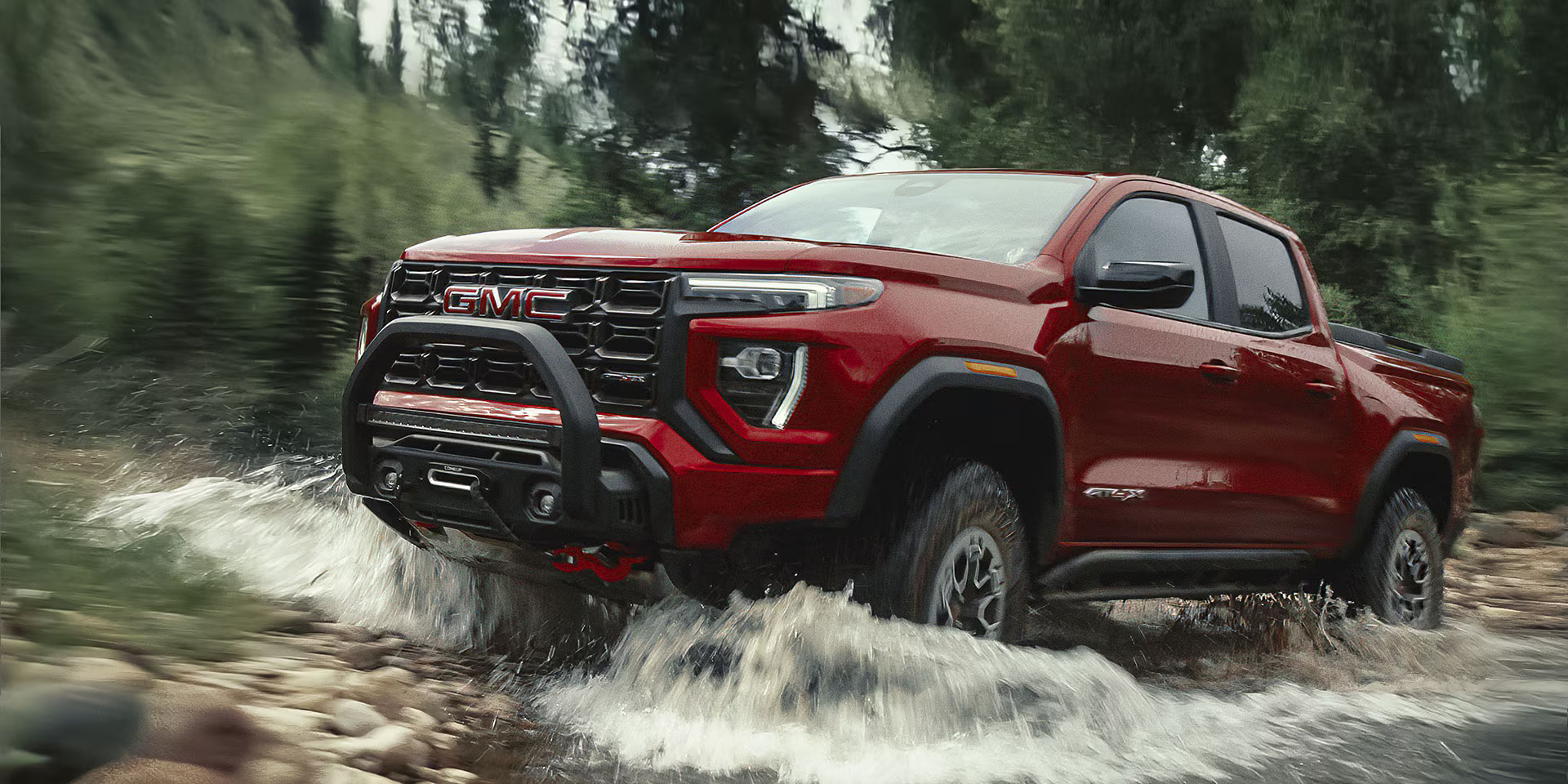 2026 GMC Canyon fording a river