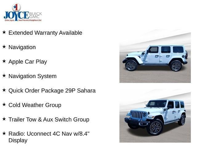2023 Jeep Wrangler 4xe Sahara 4x4