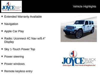 2023 Jeep Wrangler 4xe Sahara 4x4