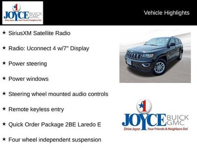 2018 Jeep Grand Cherokee Laredo E 4x4 *Ltd Avail*