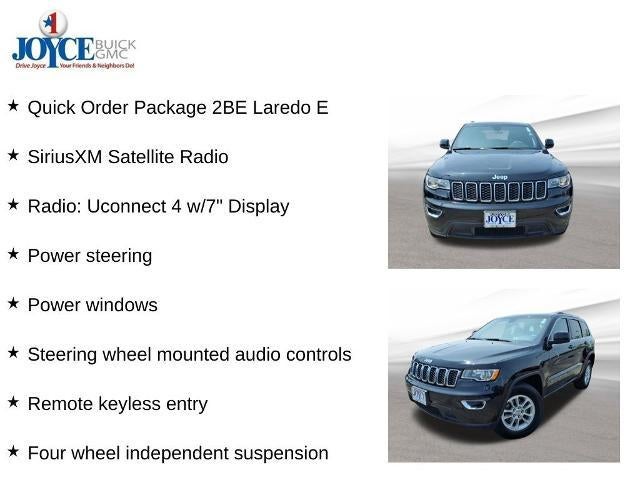 2018 Jeep Grand Cherokee Laredo E 4x4 *Ltd Avail*