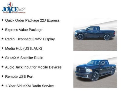2018 RAM 1500 Express 4x4 Quad Cab 6'4" Box