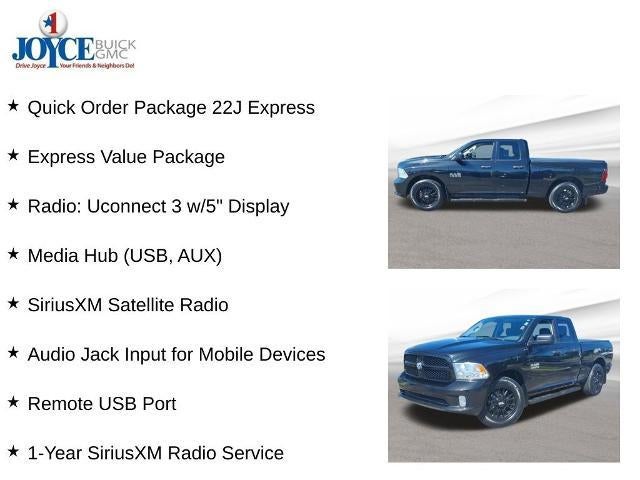 2018 RAM 1500 Express 4x4 Quad Cab 6'4" Box