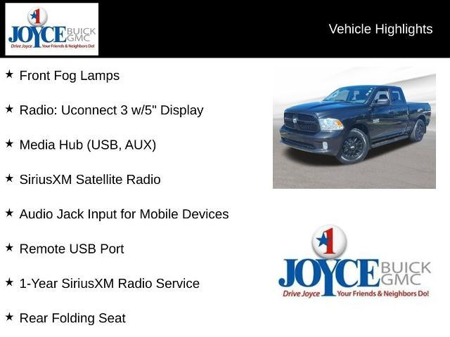 2018 RAM 1500 Express 4x4 Quad Cab 6'4" Box