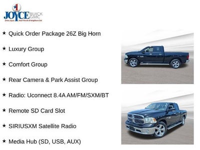 2014 RAM 1500 4WD Quad Cab 6.4 Ft Box Big Horn