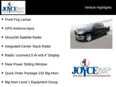 2023 RAM 1500 Big Horn 4x4 Crew Cab 5'7" Box