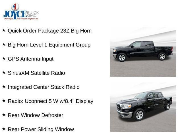 2023 RAM 1500 Big Horn 4x4 Crew Cab 5'7" Box
