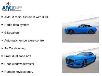 2024 Ford Mustang EcoBoost Premium Convertible