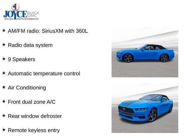 2024 Ford Mustang EcoBoost Premium Convertible