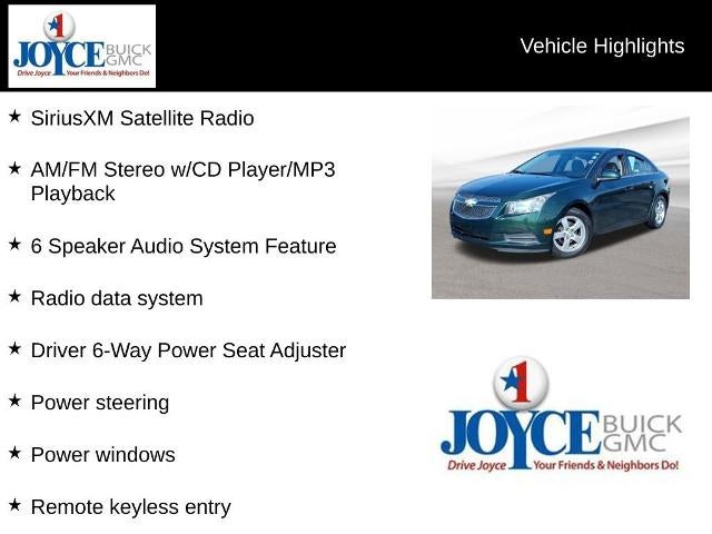 2014 Chevrolet Cruze Sedan 1LT (Automatic)