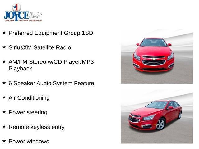 2016 Chevrolet Cruze Limited Sedan 1LT (Automatic)
