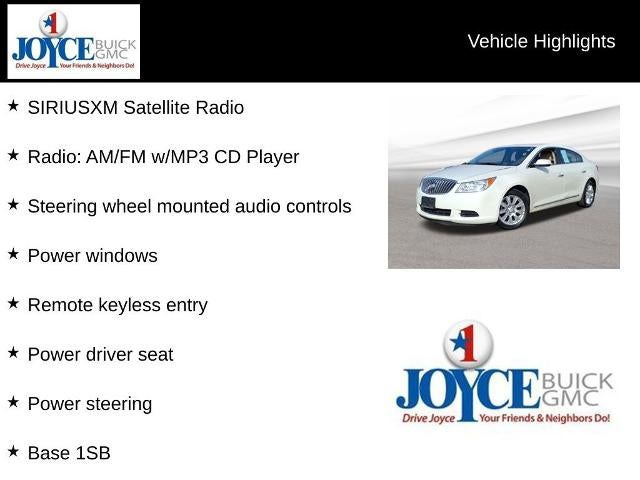 2013 Buick LaCrosse FWD Base
