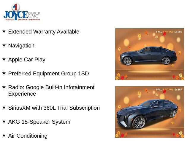 2026 Cadillac CT5 4dr Sdn Premium Luxury