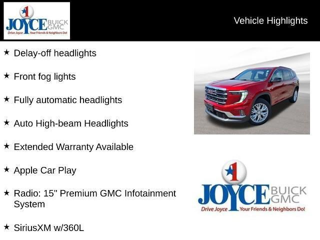 2024 GMC Acadia AWD Elevation