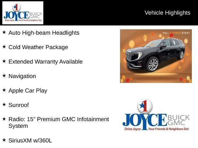2024 GMC Acadia AWD Denali