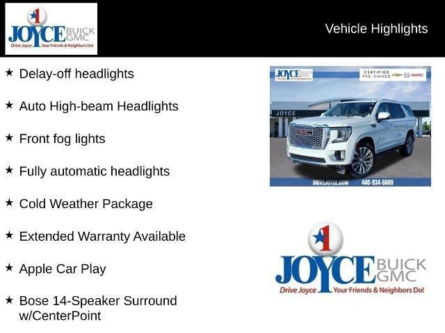 2022 GMC Yukon 4WD 4dr Denali