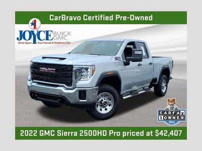 2022 GMC Sierra 2500 HD Double Cab Standard Box 4-Wheel Drive Pro