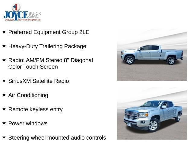 2015 GMC Canyon Crew Cab Long Box 2-Wheel Drive SLE