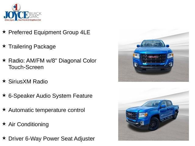 2022 GMC Canyon Crew Cab Short Box 4-Wheel Drive Elevation