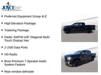 2021 GMC Canyon Crew Cab Short Box 4-Wheel Drive Elevation