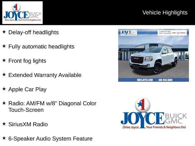 2022 GMC Canyon Crew Cab Short Box 4-Wheel Drive Elevation