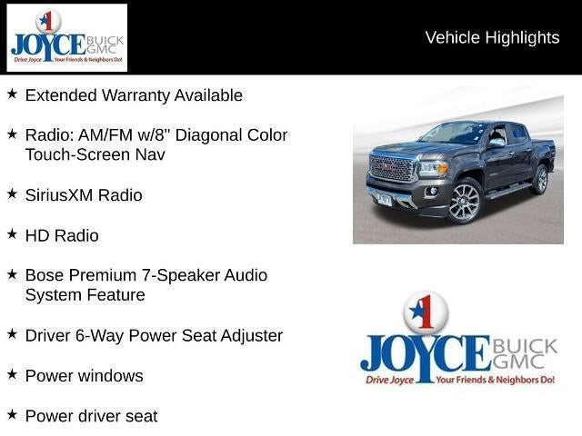 2019 GMC Canyon Crew Cab Short Box 4-Wheel Drive Denali