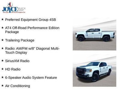 2022 GMC Canyon Crew Cab Short Box 4-Wheel Drive AT4 w/Leather