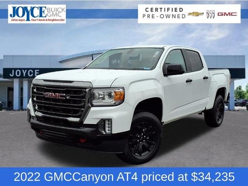 2022 GMC Canyon Crew Cab Short Box 4-Wheel Drive AT4 w/Leather