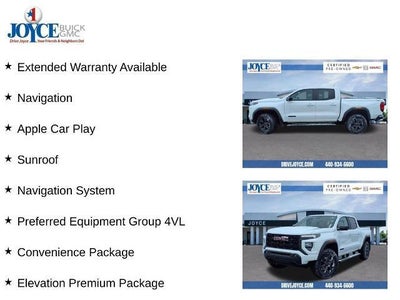 2025 GMC Canyon Crew Cab Short Box 4-Wheel Drive Elevation