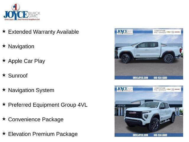 2025 GMC Canyon Crew Cab Short Box 4-Wheel Drive Elevation