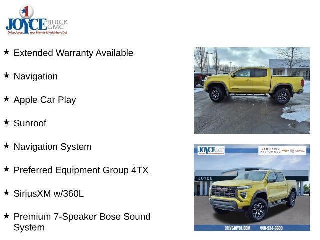 2023 GMC Canyon Crew Cab Short Box 4-Wheel Drive AT4X