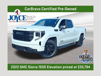 2022 GMC Sierra 1500 Double Cab Standard Box 4-Wheel Drive Elevation 3SB