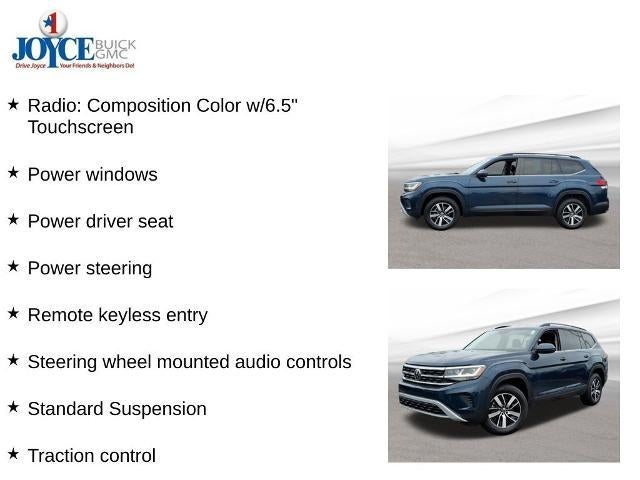 2022 Volkswagen Atlas 2.0T SE 4MOTION