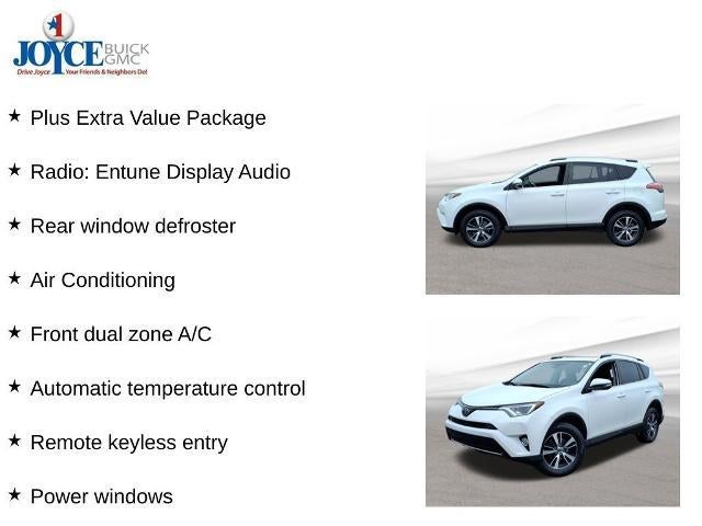 2018 Toyota RAV4 XLE AWD (Natl)