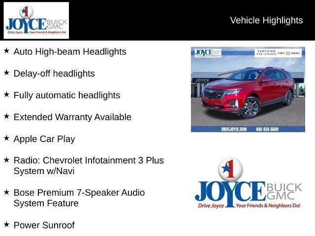 2022 Chevrolet Equinox AWD 4dr RS