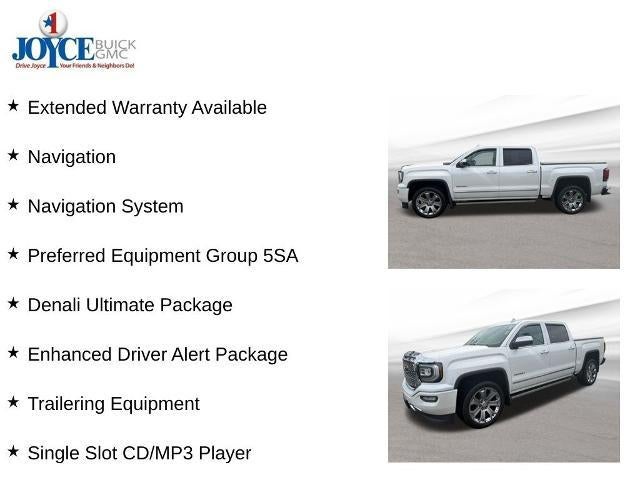 2018 GMC Sierra 1500 Crew Cab Short Box 4-Wheel Drive Denali DENALI ULTIMATE