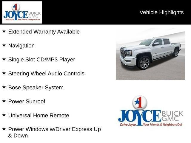 2018 GMC Sierra 1500 Crew Cab Short Box 4-Wheel Drive Denali DENALI ULTIMATE