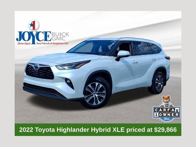 2022 Toyota Highlander Hybrid XLE AWD (Natl)