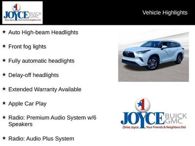2022 Toyota Highlander Hybrid XLE AWD (Natl)