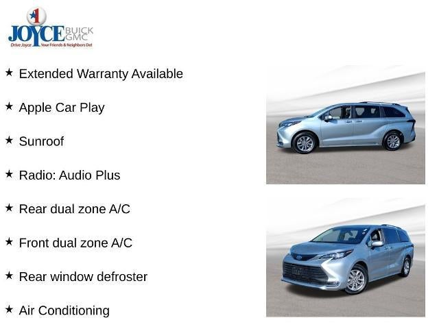 2024 Toyota Sienna XLE Autono-MaaS FWD 7-Passenger (Natl)