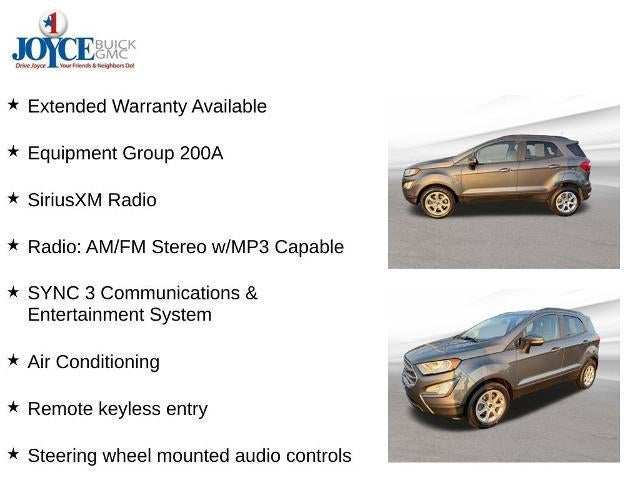 2020 Ford EcoSport SE FWD