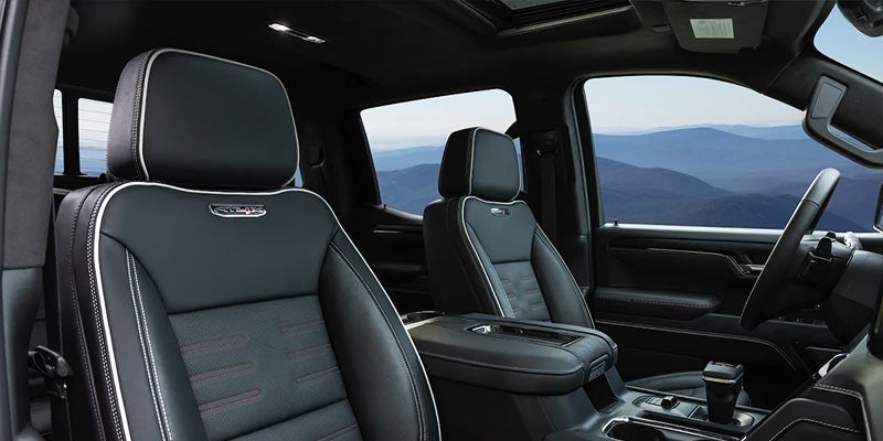 2022 GMC Sierra 1500 Denali Ultimate 16-way heated and ventilated power front seats with massage