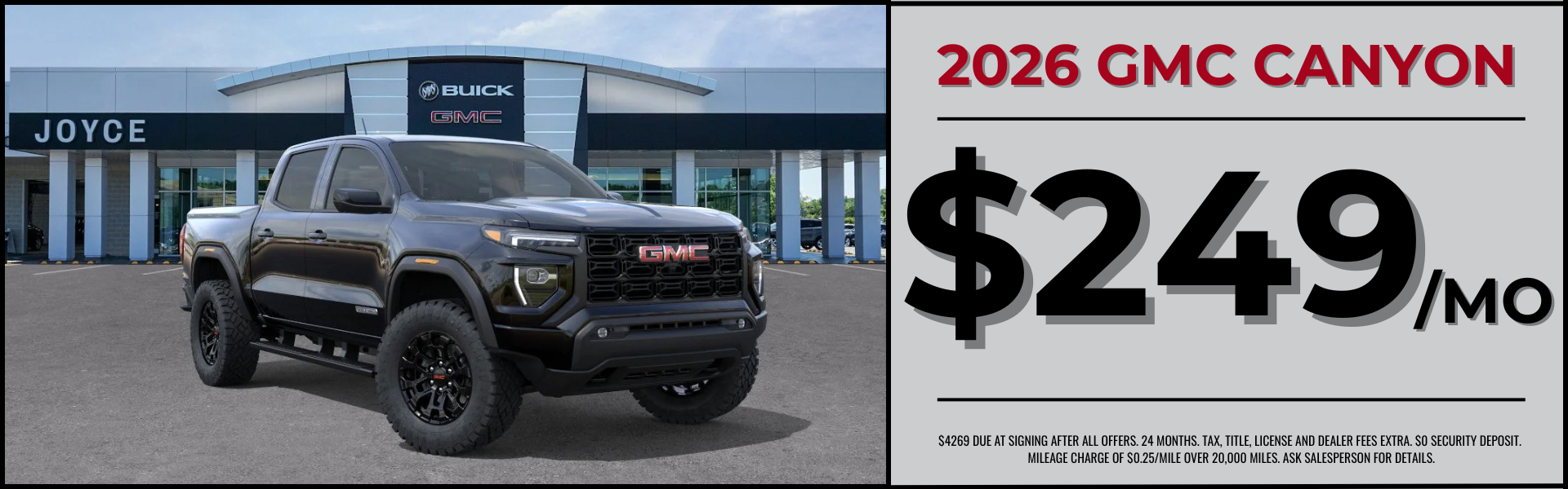 2026 GMC CANYON